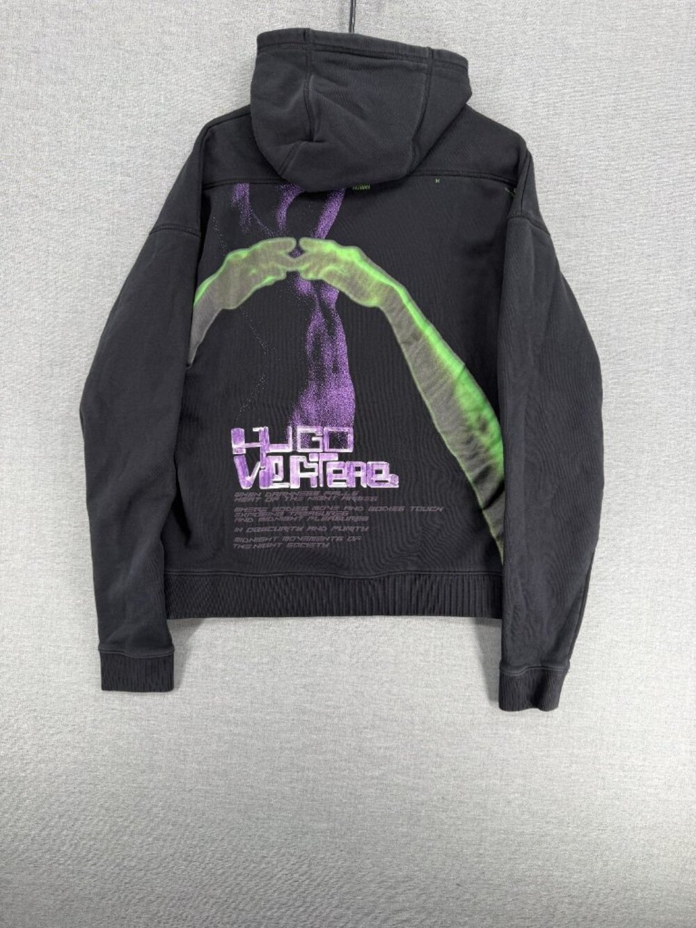 Hugo Boss x Vertere Berlin Mens L Graphic Art Pullover Hoodie